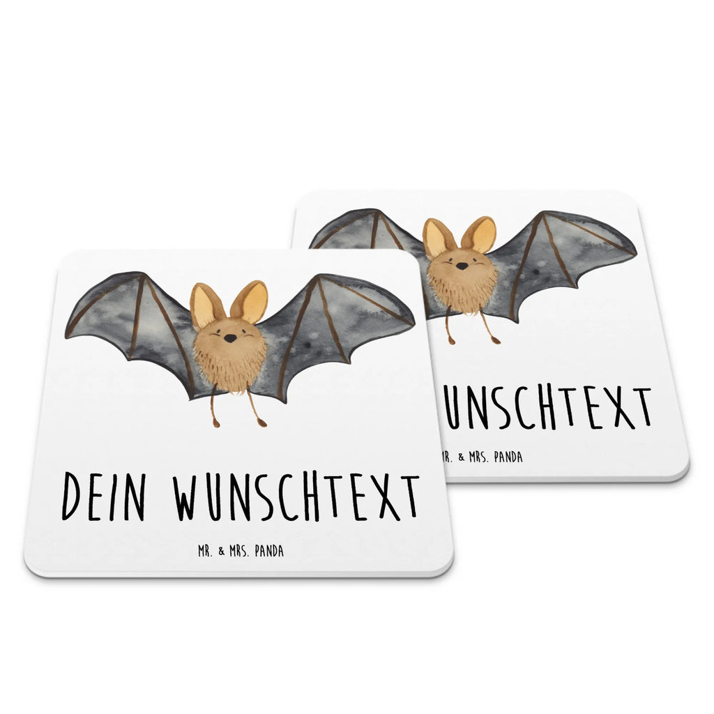 Personalisiertes Untersetzer Set Fledermaus Flügel Personalisierte Untersetzer, Tiermotive, Gute Laune, lustige Sprüche, Tiere