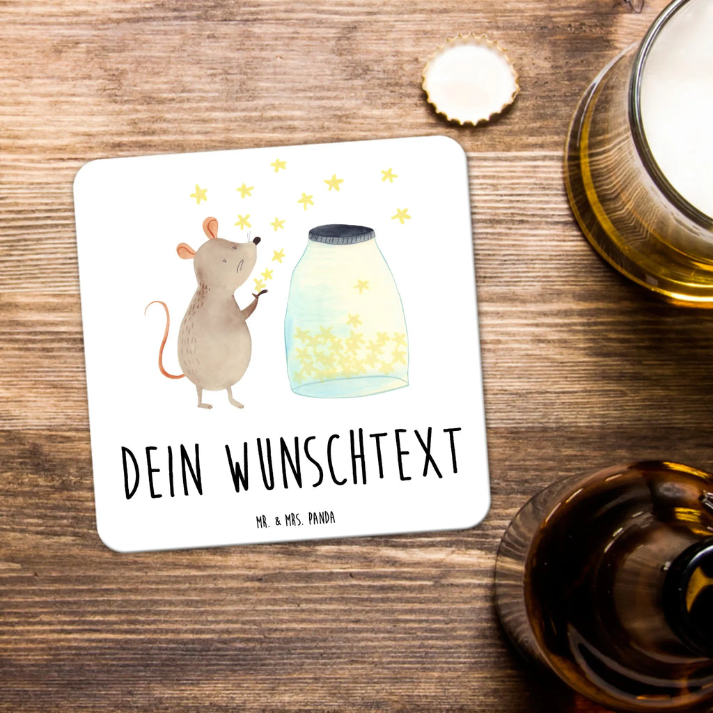 Personalisiertes Untersetzer Set Maus Sterne Personalisierte Untersetzer, Tiermotive, Gute Laune, lustige Sprüche, Tiere, Maus, Sterne, Wunsch, Kind, Taufe, Taufgeschenk, Geburt, Schwangerschaft, erstes Kind, Kindergeburtstag, Geburtstag, Hoffnung, Träume