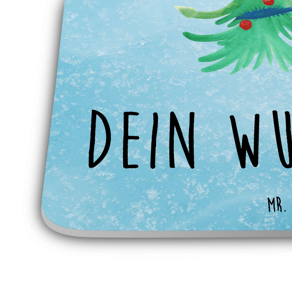 Personalisiertes Untersetzer Set Pinguin Weihnachtsbaum Personalisierte Untersetzer, Winter, Weihnachten, Weihnachtsdeko, Nikolaus, Advent, Heiligabend, Wintermotiv, Pinguin