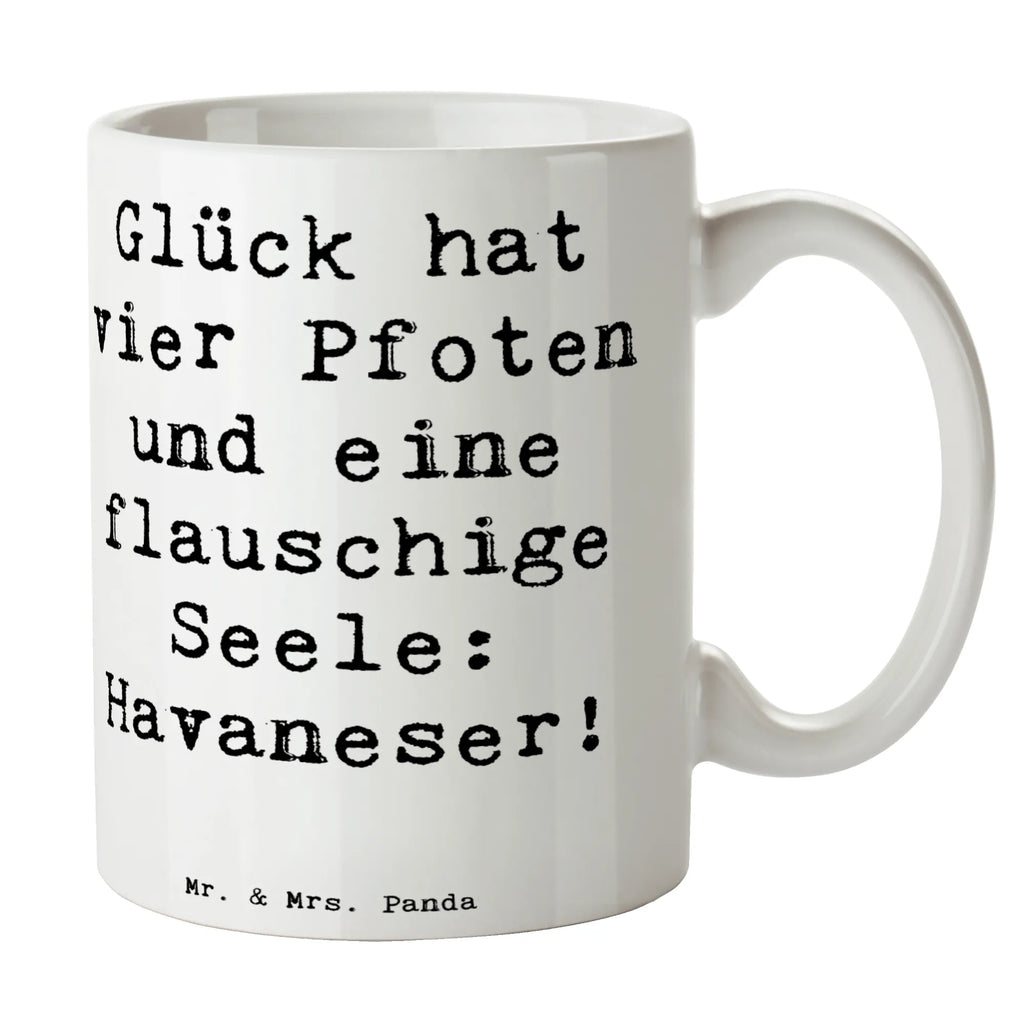 Tasse Spruch Havaneser Glück Tasse, Kaffeetasse, Teetasse, Becher, Kaffeebecher, Teebecher, Keramiktasse, Porzellantasse, Büro Tasse, Geschenk Tasse, Tasse Sprüche, Tasse Motive, Kaffeetassen, Tasse bedrucken, Designer Tasse, Cappuccino Tassen, Schöne Teetassen, Hund, Hunderasse, Rassehund, Hundebesitzer, Geschenk, Tierfreund, Schenken, Welpe