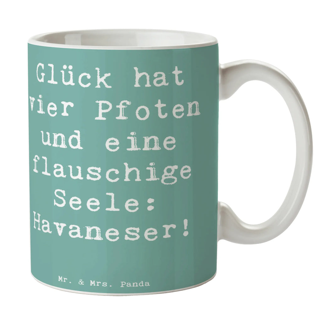 Tasse Spruch Havaneser Glück Tasse, Kaffeetasse, Teetasse, Becher, Kaffeebecher, Teebecher, Keramiktasse, Porzellantasse, Büro Tasse, Geschenk Tasse, Tasse Sprüche, Tasse Motive, Kaffeetassen, Tasse bedrucken, Designer Tasse, Cappuccino Tassen, Schöne Teetassen, Hund, Hunderasse, Rassehund, Hundebesitzer, Geschenk, Tierfreund, Schenken, Welpe