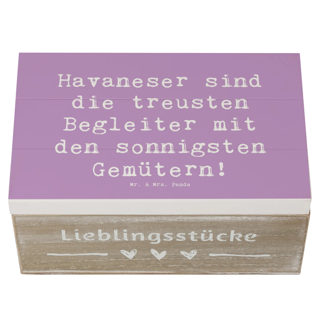 Holzkiste Spruch Havaneser Begleiter Holzkiste, Kiste, Schatzkiste, Truhe, Schatulle, XXL, Erinnerungsbox, Erinnerungskiste, Dekokiste, Aufbewahrungsbox, Geschenkbox, Geschenkdose, Hund, Hunderasse, Rassehund, Hundebesitzer, Geschenk, Tierfreund, Schenken, Welpe