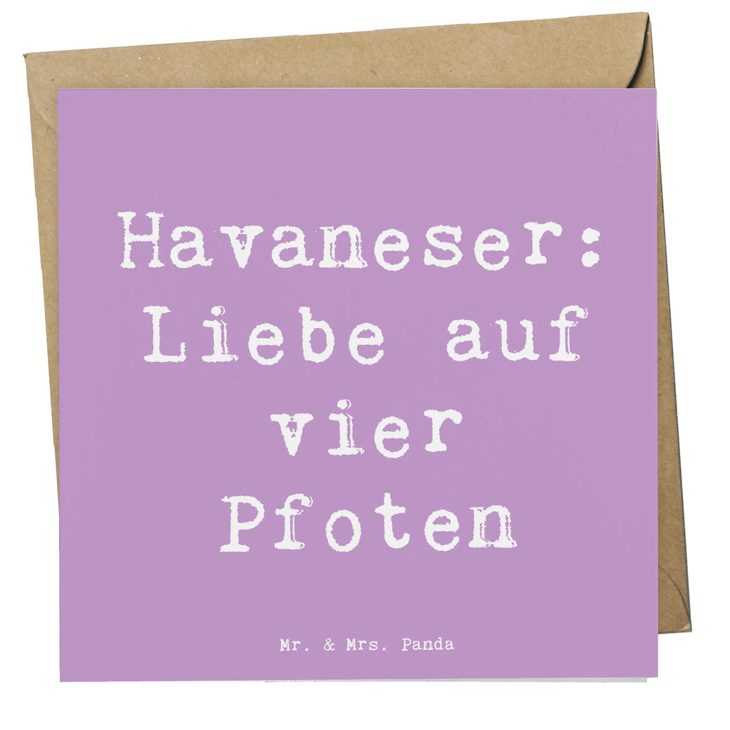 Deluxe Karte Spruch Havaneser Liebe Karte, Grußkarte, Klappkarte, Einladungskarte, Glückwunschkarte, Hochzeitskarte, Geburtstagskarte, Hochwertige Grußkarte, Hochwertige Klappkarte, Hund, Hunderasse, Rassehund, Hundebesitzer, Geschenk, Tierfreund, Schenken, Welpe