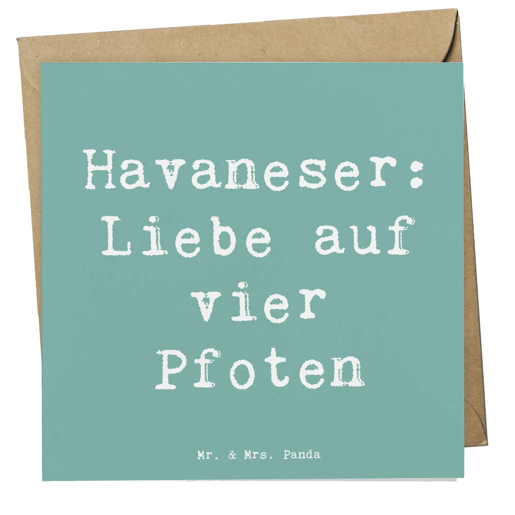 Deluxe Karte Spruch Havaneser Liebe Karte, Grußkarte, Klappkarte, Einladungskarte, Glückwunschkarte, Hochzeitskarte, Geburtstagskarte, Hochwertige Grußkarte, Hochwertige Klappkarte, Hund, Hunderasse, Rassehund, Hundebesitzer, Geschenk, Tierfreund, Schenken, Welpe