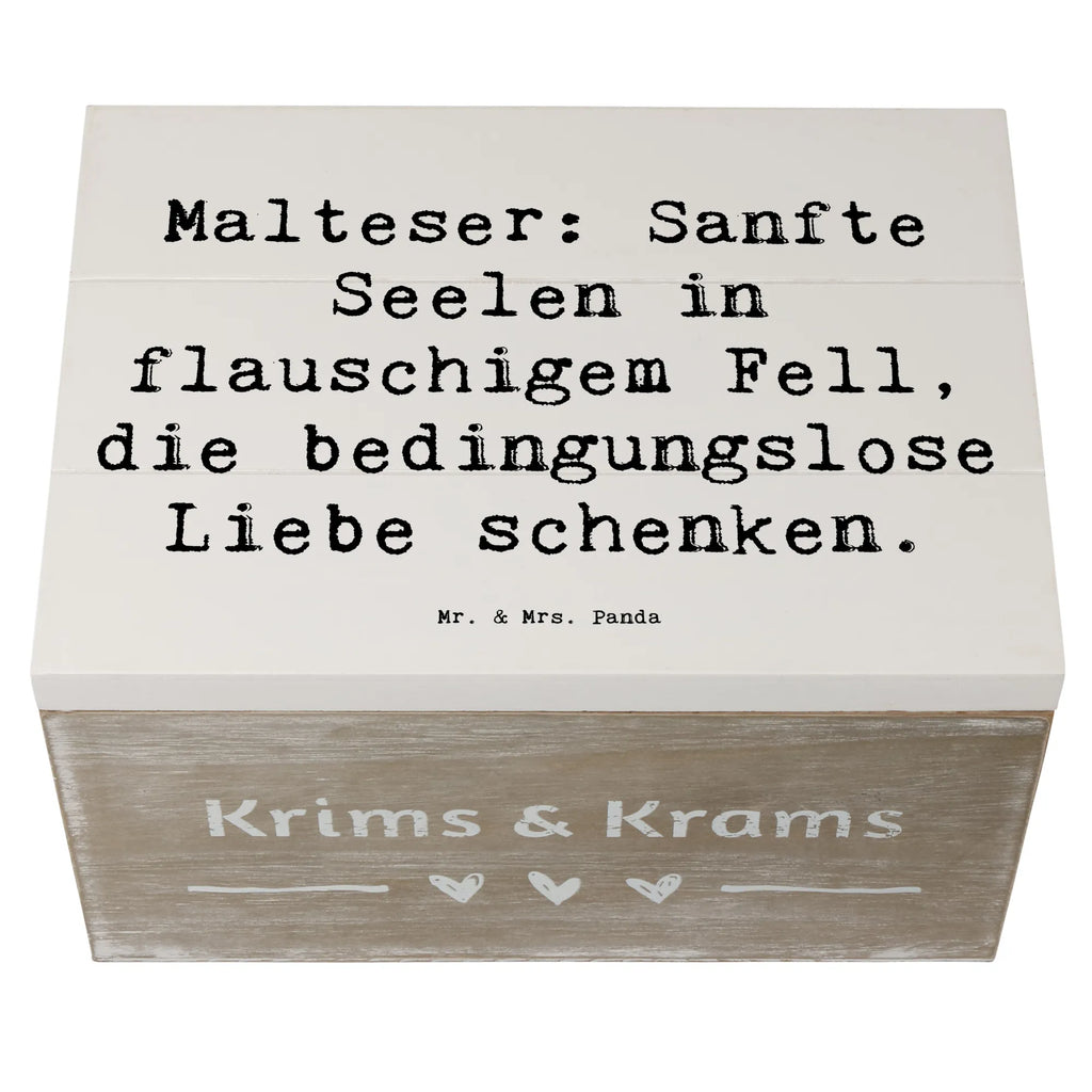 Holzkiste Spruch Malteser Liebe Holzkiste, Kiste, Schatzkiste, Truhe, Schatulle, XXL, Erinnerungsbox, Erinnerungskiste, Dekokiste, Aufbewahrungsbox, Geschenkbox, Geschenkdose, Hund, Hunderasse, Rassehund, Hundebesitzer, Geschenk, Tierfreund, Schenken, Welpe