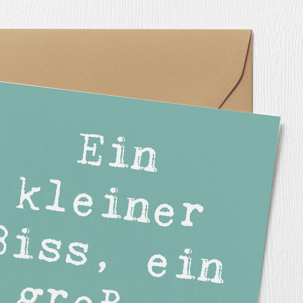 Deluxe Karte Spruch Malteser Glücks-Biss Karte, Grußkarte, Klappkarte, Einladungskarte, Glückwunschkarte, Hochzeitskarte, Geburtstagskarte, Hochwertige Grußkarte, Hochwertige Klappkarte, Hund, Hunderasse, Rassehund, Hundebesitzer, Geschenk, Tierfreund, Schenken, Welpe