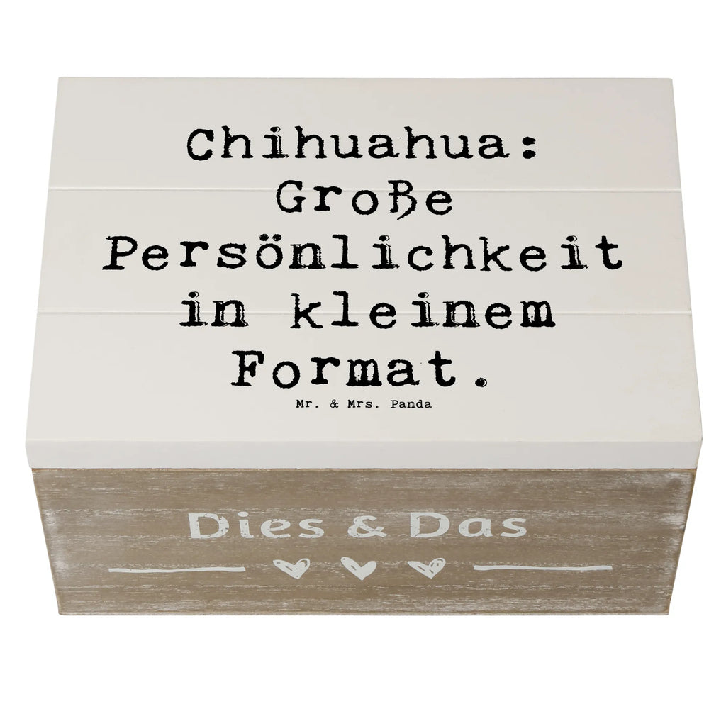 Holzkiste Spruch Chihuahua Persönlichkeit Holzkiste, Kiste, Schatzkiste, Truhe, Schatulle, XXL, Erinnerungsbox, Erinnerungskiste, Dekokiste, Aufbewahrungsbox, Geschenkbox, Geschenkdose, Hund, Hunderasse, Rassehund, Hundebesitzer, Geschenk, Tierfreund, Schenken, Welpe