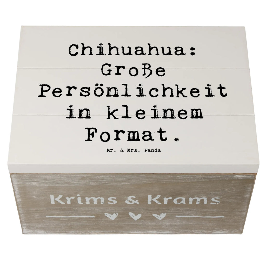 Holzkiste Spruch Chihuahua Persönlichkeit Holzkiste, Kiste, Schatzkiste, Truhe, Schatulle, XXL, Erinnerungsbox, Erinnerungskiste, Dekokiste, Aufbewahrungsbox, Geschenkbox, Geschenkdose, Hund, Hunderasse, Rassehund, Hundebesitzer, Geschenk, Tierfreund, Schenken, Welpe