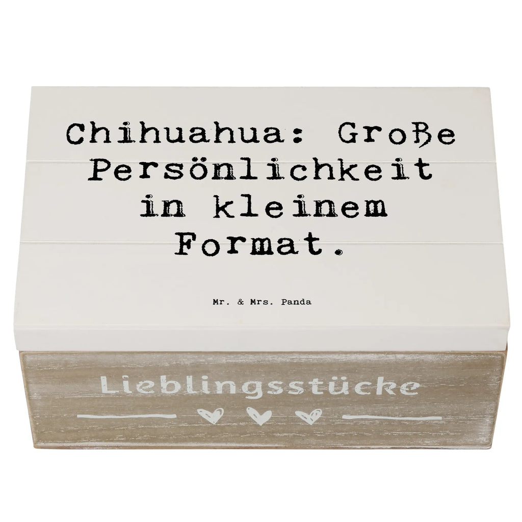 Holzkiste Spruch Chihuahua Persönlichkeit Holzkiste, Kiste, Schatzkiste, Truhe, Schatulle, XXL, Erinnerungsbox, Erinnerungskiste, Dekokiste, Aufbewahrungsbox, Geschenkbox, Geschenkdose, Hund, Hunderasse, Rassehund, Hundebesitzer, Geschenk, Tierfreund, Schenken, Welpe