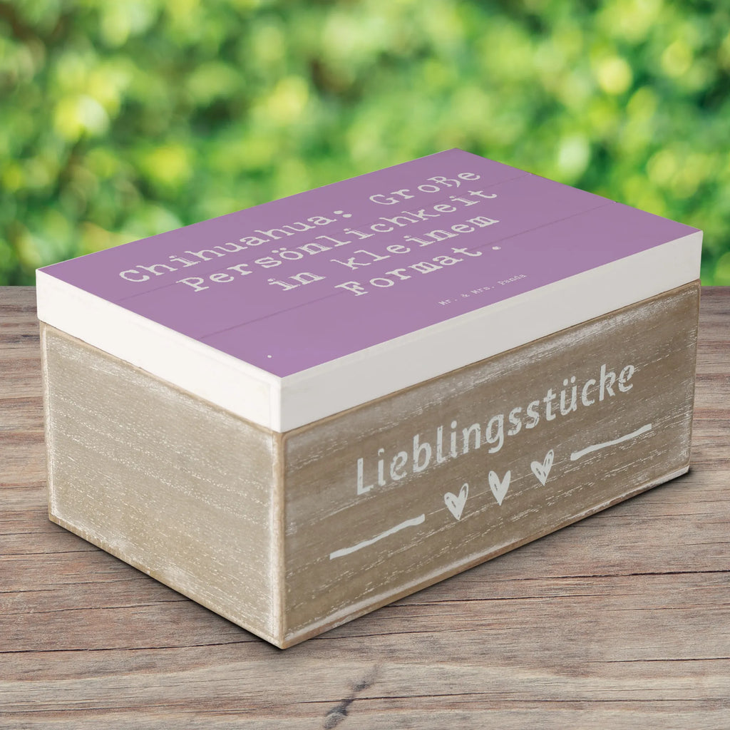 Holzkiste Spruch Chihuahua Persönlichkeit Holzkiste, Kiste, Schatzkiste, Truhe, Schatulle, XXL, Erinnerungsbox, Erinnerungskiste, Dekokiste, Aufbewahrungsbox, Geschenkbox, Geschenkdose, Hund, Hunderasse, Rassehund, Hundebesitzer, Geschenk, Tierfreund, Schenken, Welpe