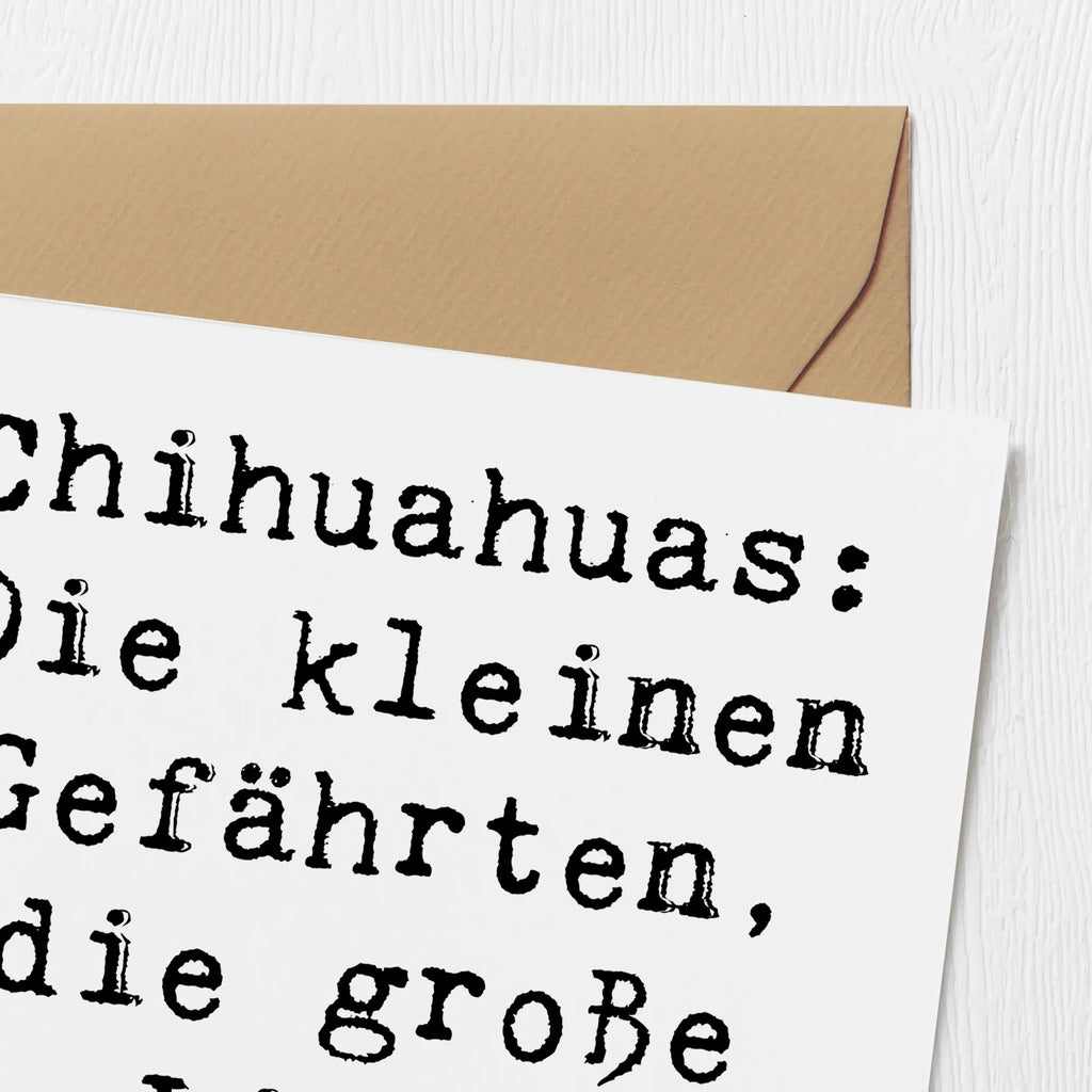 Deluxe Karte Spruch Chihuahua Liebe Karte, Grußkarte, Klappkarte, Einladungskarte, Glückwunschkarte, Hochzeitskarte, Geburtstagskarte, Hochwertige Grußkarte, Hochwertige Klappkarte, Hund, Hunderasse, Rassehund, Hundebesitzer, Geschenk, Tierfreund, Schenken, Welpe