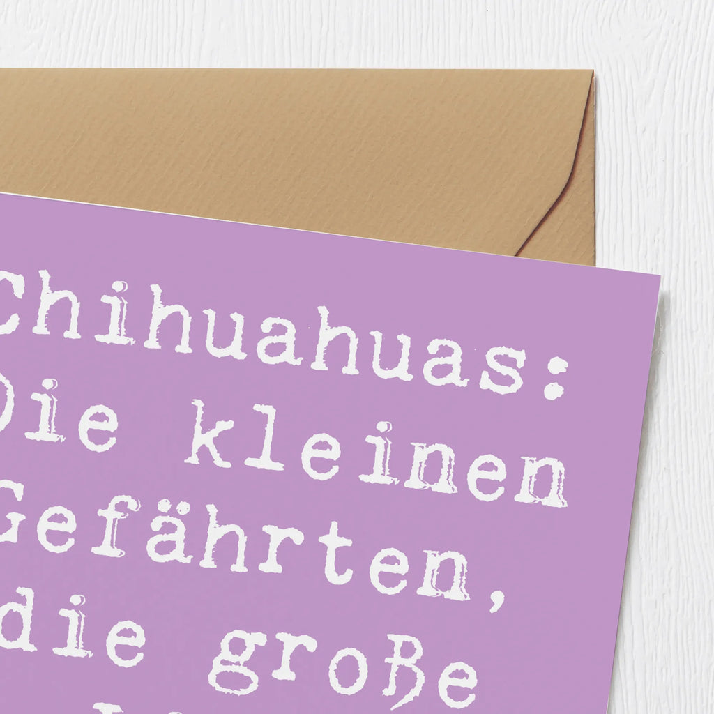 Deluxe Karte Spruch Chihuahua Liebe Karte, Grußkarte, Klappkarte, Einladungskarte, Glückwunschkarte, Hochzeitskarte, Geburtstagskarte, Hochwertige Grußkarte, Hochwertige Klappkarte, Hund, Hunderasse, Rassehund, Hundebesitzer, Geschenk, Tierfreund, Schenken, Welpe