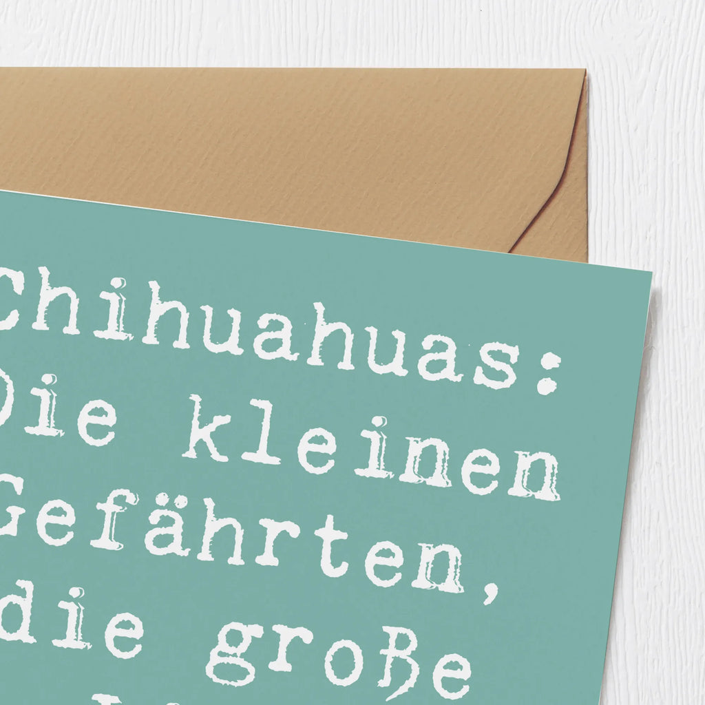 Deluxe Karte Spruch Chihuahua Liebe Karte, Grußkarte, Klappkarte, Einladungskarte, Glückwunschkarte, Hochzeitskarte, Geburtstagskarte, Hochwertige Grußkarte, Hochwertige Klappkarte, Hund, Hunderasse, Rassehund, Hundebesitzer, Geschenk, Tierfreund, Schenken, Welpe