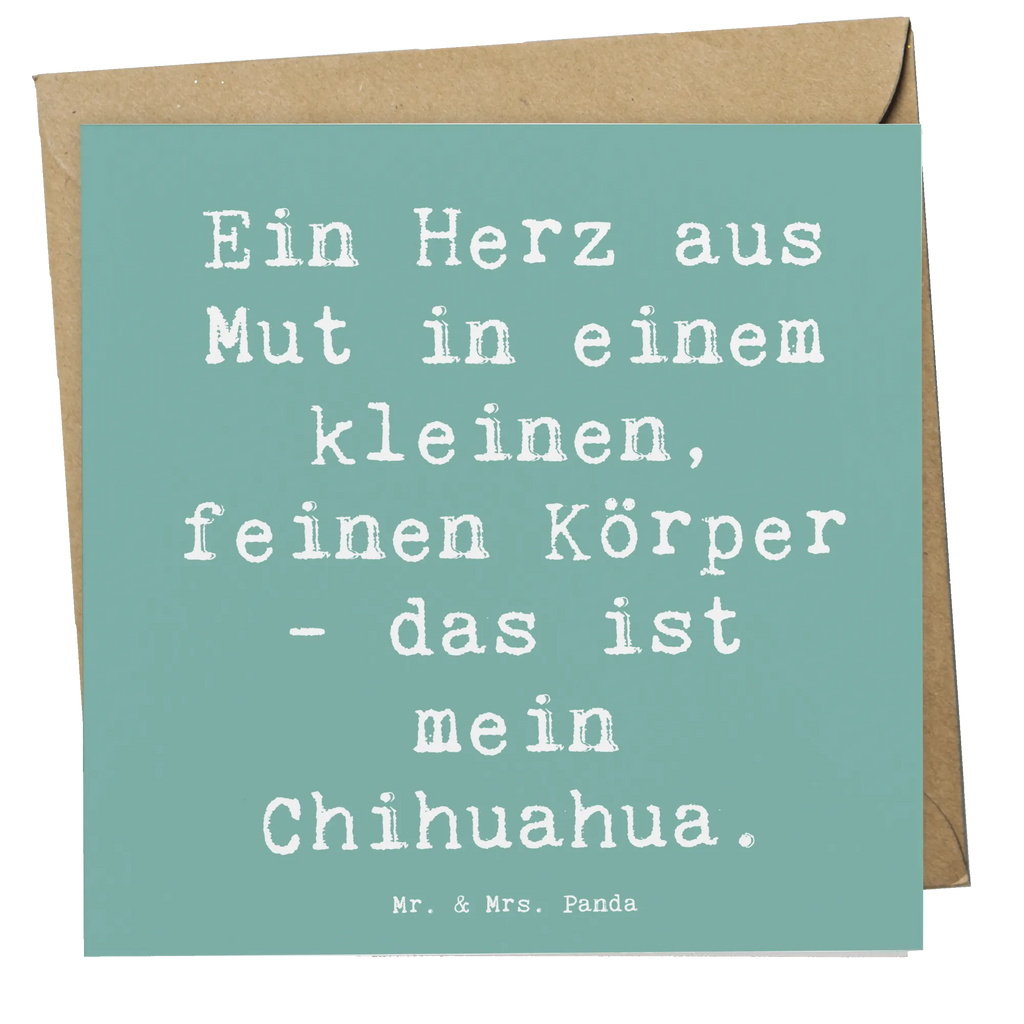 Deluxe Karte Spruch Chihuahua Herz Karte, Grußkarte, Klappkarte, Einladungskarte, Glückwunschkarte, Hochzeitskarte, Geburtstagskarte, Hochwertige Grußkarte, Hochwertige Klappkarte, Hund, Hunderasse, Rassehund, Hundebesitzer, Geschenk, Tierfreund, Schenken, Welpe