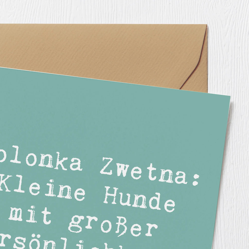 Deluxe Karte Spruch Bolonka Zwetna Charme Karte, Grußkarte, Klappkarte, Einladungskarte, Glückwunschkarte, Hochzeitskarte, Geburtstagskarte, Hochwertige Grußkarte, Hochwertige Klappkarte, Hund, Hunderasse, Rassehund, Hundebesitzer, Geschenk, Tierfreund, Schenken, Welpe