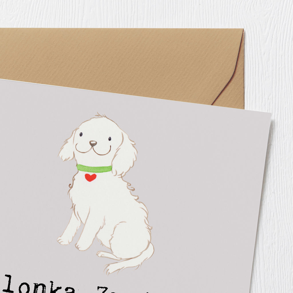 Deluxe Karte Bolonka Zwetna Herz Karte, Grußkarte, Klappkarte, Einladungskarte, Glückwunschkarte, Hochzeitskarte, Geburtstagskarte, Hochwertige Grußkarte, Hochwertige Klappkarte, Hund, Hunderasse, Rassehund, Hundebesitzer, Geschenk, Tierfreund, Schenken, Welpe