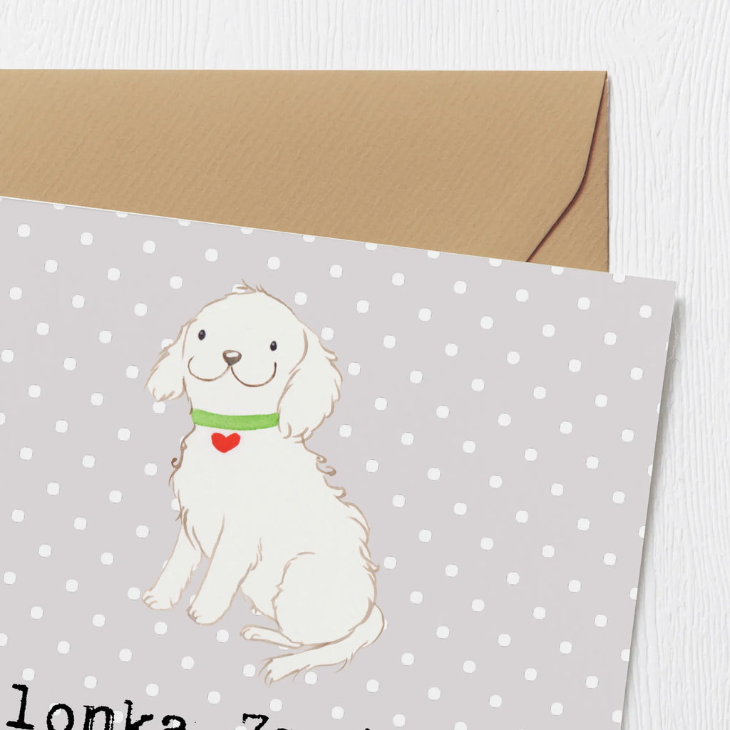 Deluxe Karte Bolonka Zwetna Herz Karte, Grußkarte, Klappkarte, Einladungskarte, Glückwunschkarte, Hochzeitskarte, Geburtstagskarte, Hochwertige Grußkarte, Hochwertige Klappkarte, Hund, Hunderasse, Rassehund, Hundebesitzer, Geschenk, Tierfreund, Schenken, Welpe