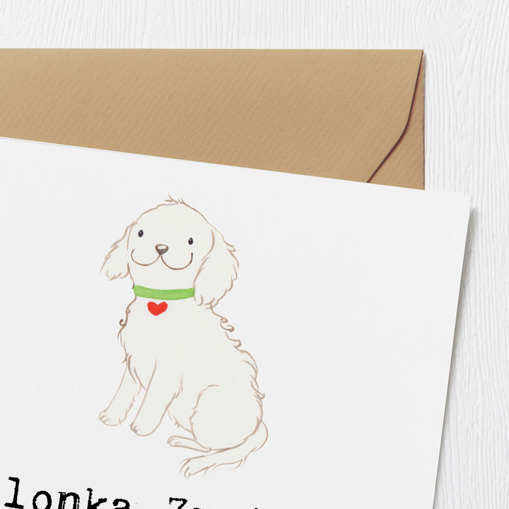 Deluxe Karte Bolonka Zwetna Herz Karte, Grußkarte, Klappkarte, Einladungskarte, Glückwunschkarte, Hochzeitskarte, Geburtstagskarte, Hochwertige Grußkarte, Hochwertige Klappkarte, Hund, Hunderasse, Rassehund, Hundebesitzer, Geschenk, Tierfreund, Schenken, Welpe