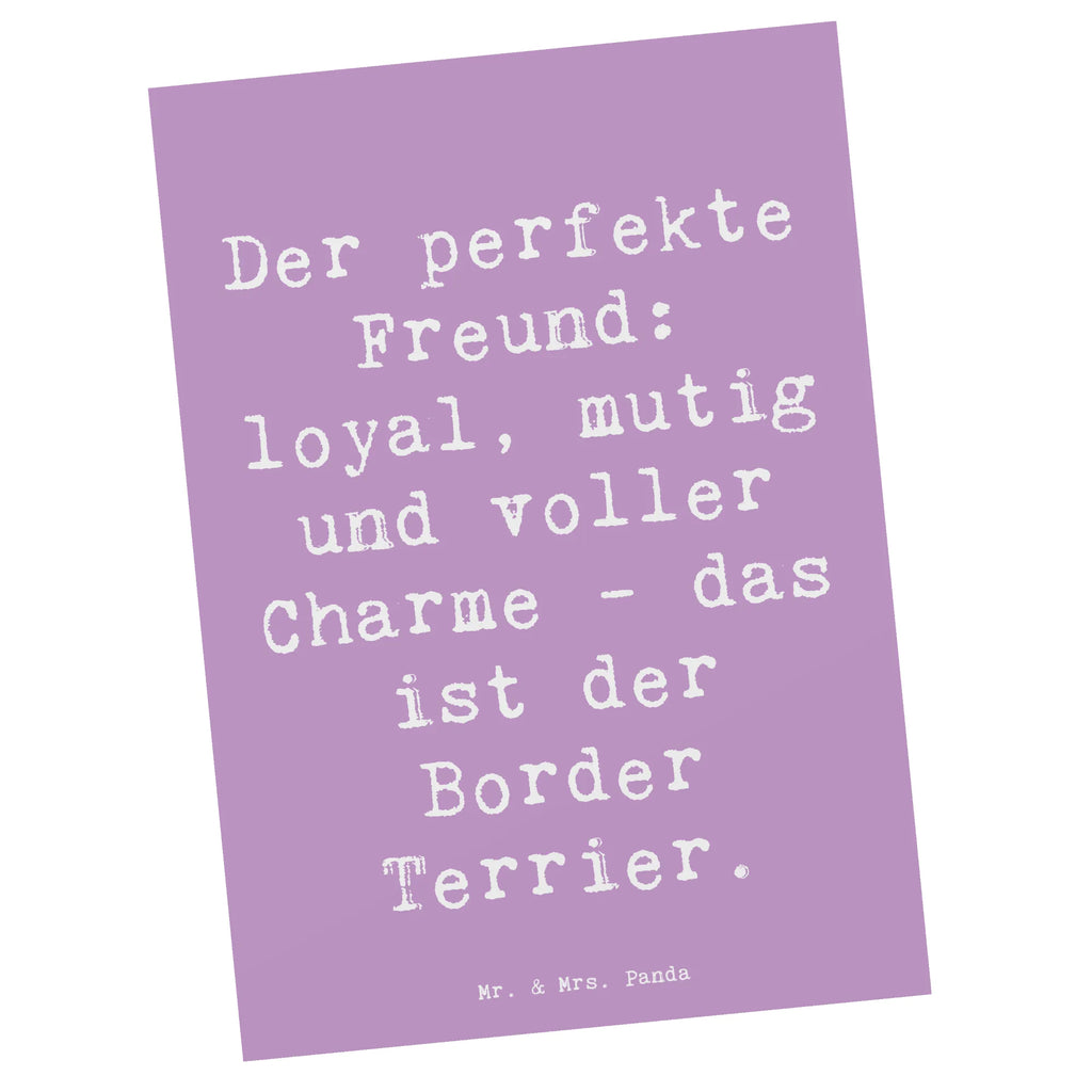 Postkarte Spruch Border Terrier Freund Postkarte, Karte, Geschenkkarte, Grußkarte, Einladung, Ansichtskarte, Geburtstagskarte, Einladungskarte, Dankeskarte, Ansichtskarten, Einladung Geburtstag, Einladungskarten Geburtstag, Hund, Hunderasse, Rassehund, Hundebesitzer, Geschenk, Tierfreund, Schenken, Welpe