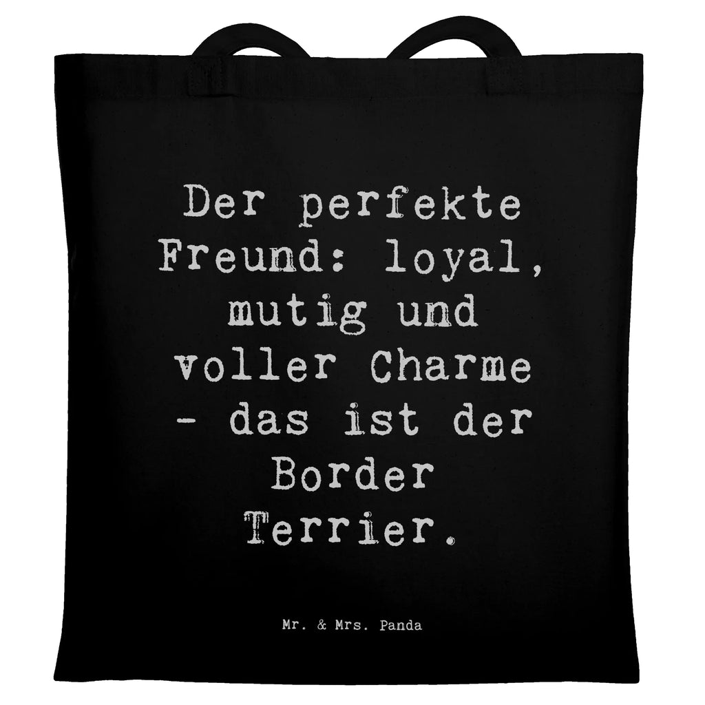 Tragetasche Spruch Border Terrier Freund Beuteltasche, Beutel, Einkaufstasche, Jutebeutel, Stoffbeutel, Tasche, Shopper, Umhängetasche, Strandtasche, Schultertasche, Stofftasche, Tragetasche, Badetasche, Jutetasche, Einkaufstüte, Laptoptasche, Hund, Hunderasse, Rassehund, Hundebesitzer, Geschenk, Tierfreund, Schenken, Welpe