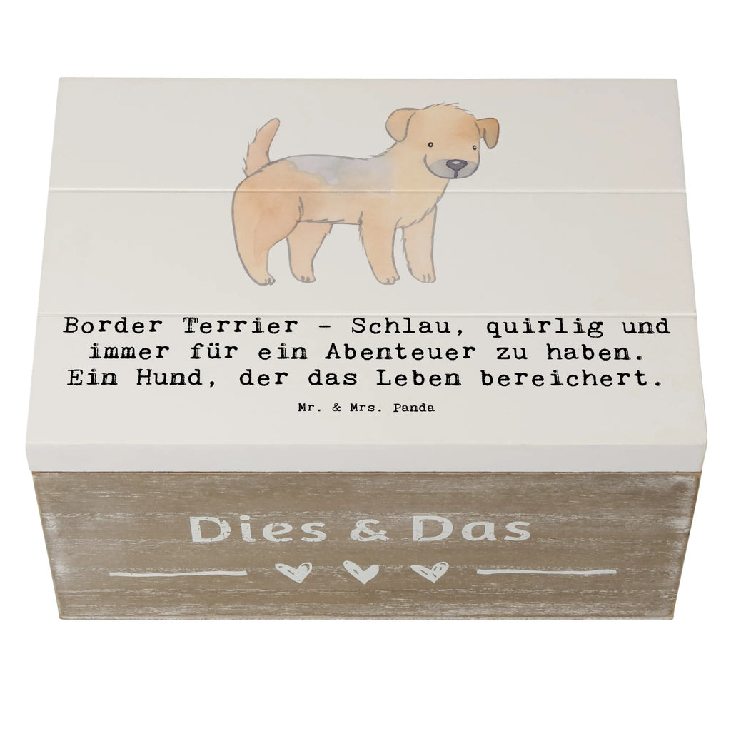 Holzkiste Border Terrier Abenteuer Holzkiste, Kiste, Schatzkiste, Truhe, Schatulle, XXL, Erinnerungsbox, Erinnerungskiste, Dekokiste, Aufbewahrungsbox, Geschenkbox, Geschenkdose, Hund, Hunderasse, Rassehund, Hundebesitzer, Geschenk, Tierfreund, Schenken, Welpe