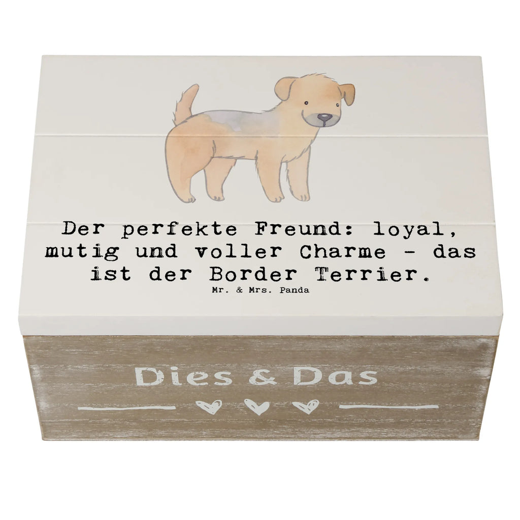 Holzkiste Border Terrier Freund Holzkiste, Kiste, Schatzkiste, Truhe, Schatulle, XXL, Erinnerungsbox, Erinnerungskiste, Dekokiste, Aufbewahrungsbox, Geschenkbox, Geschenkdose, Hund, Hunderasse, Rassehund, Hundebesitzer, Geschenk, Tierfreund, Schenken, Welpe