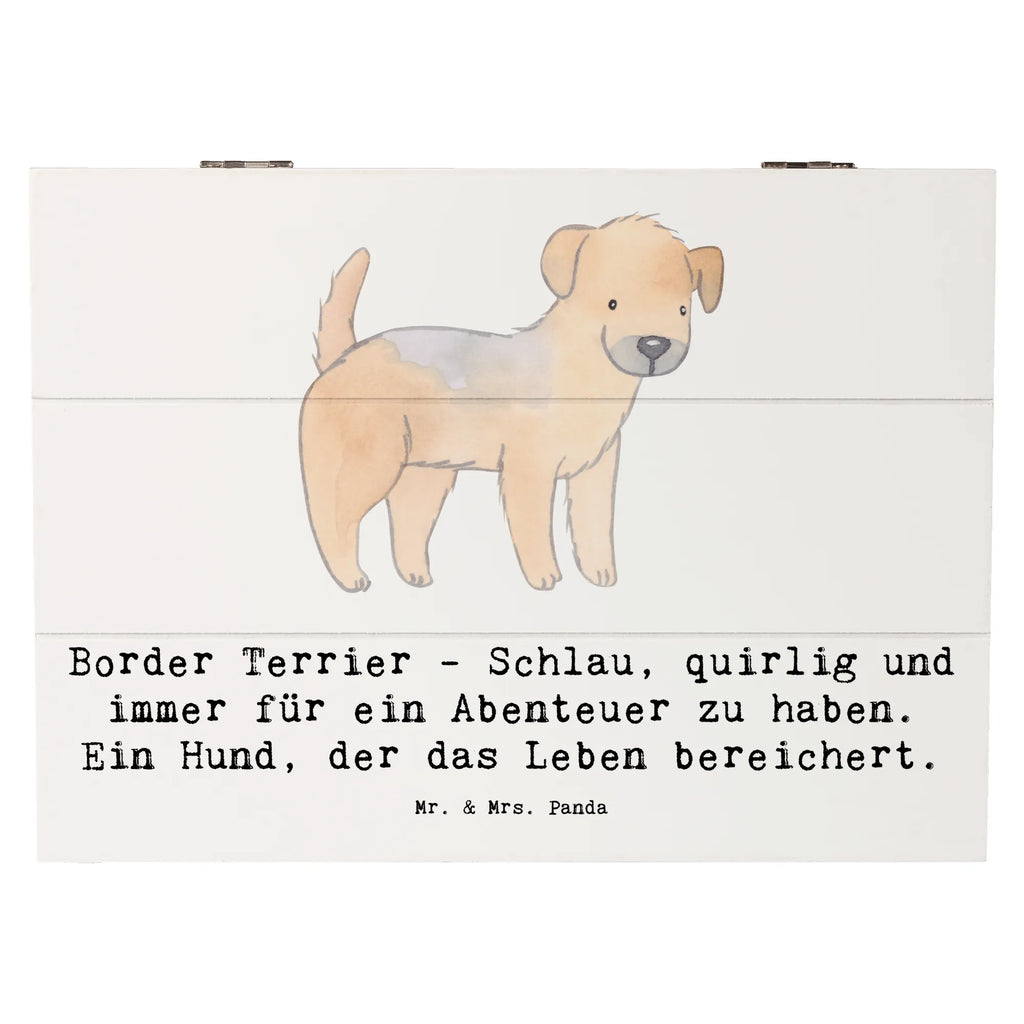 Holzkiste Border Terrier Abenteuer Holzkiste, Kiste, Schatzkiste, Truhe, Schatulle, XXL, Erinnerungsbox, Erinnerungskiste, Dekokiste, Aufbewahrungsbox, Geschenkbox, Geschenkdose, Hund, Hunderasse, Rassehund, Hundebesitzer, Geschenk, Tierfreund, Schenken, Welpe