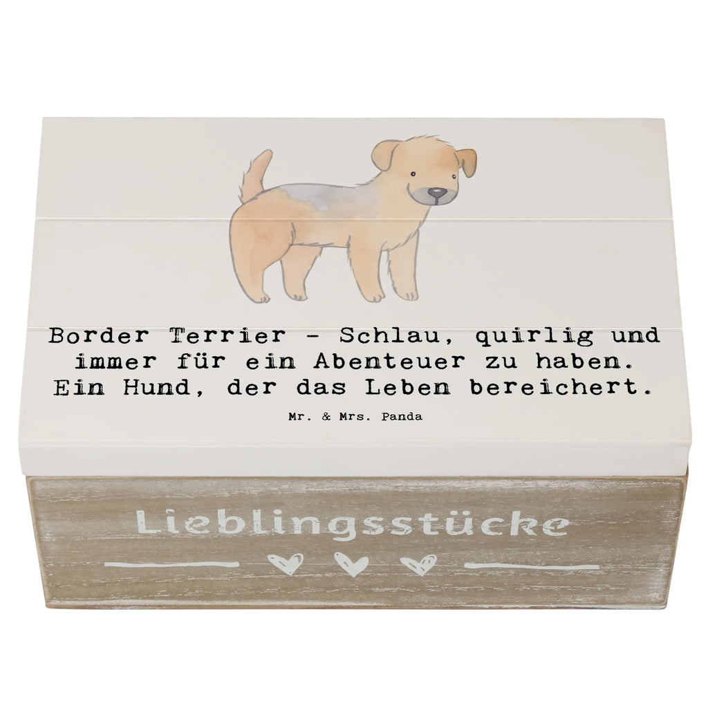 Holzkiste Border Terrier Abenteuer Holzkiste, Kiste, Schatzkiste, Truhe, Schatulle, XXL, Erinnerungsbox, Erinnerungskiste, Dekokiste, Aufbewahrungsbox, Geschenkbox, Geschenkdose, Hund, Hunderasse, Rassehund, Hundebesitzer, Geschenk, Tierfreund, Schenken, Welpe