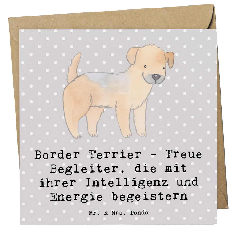 Deluxe Karte Border Terrier Freunde Karte, Grußkarte, Klappkarte, Einladungskarte, Glückwunschkarte, Hochzeitskarte, Geburtstagskarte, Hochwertige Grußkarte, Hochwertige Klappkarte, Hund, Hunderasse, Rassehund, Hundebesitzer, Geschenk, Tierfreund, Schenken, Welpe