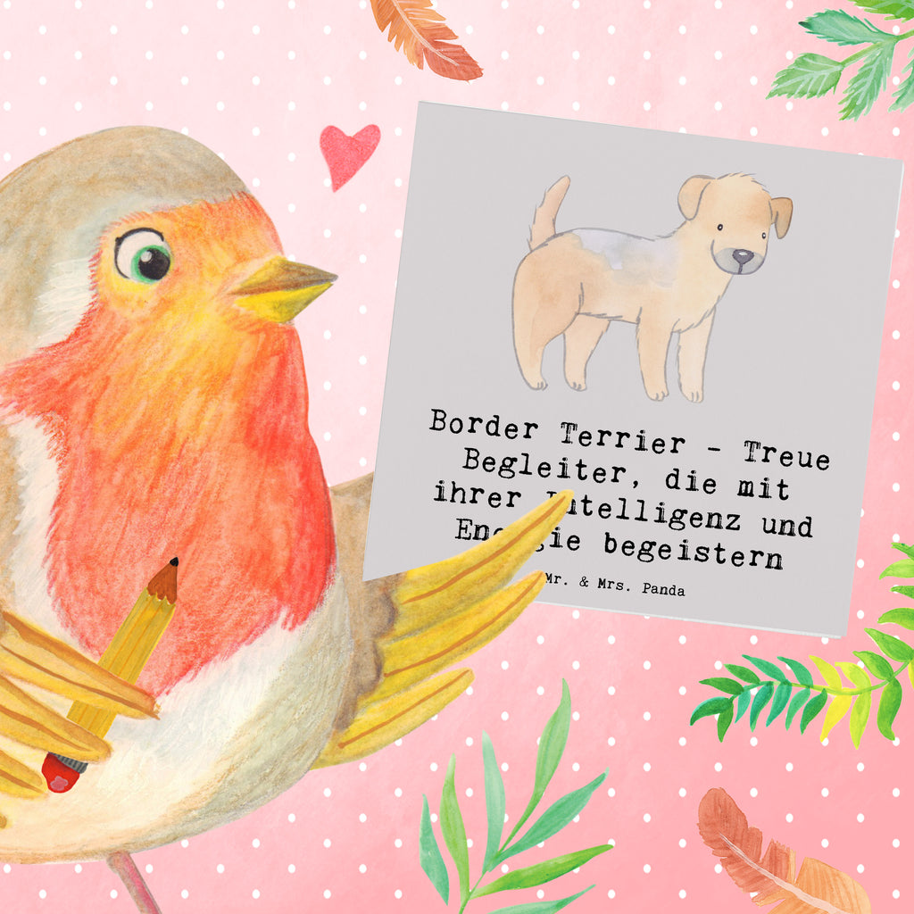 Deluxe Karte Border Terrier Freunde Karte, Grußkarte, Klappkarte, Einladungskarte, Glückwunschkarte, Hochzeitskarte, Geburtstagskarte, Hochwertige Grußkarte, Hochwertige Klappkarte, Hund, Hunderasse, Rassehund, Hundebesitzer, Geschenk, Tierfreund, Schenken, Welpe