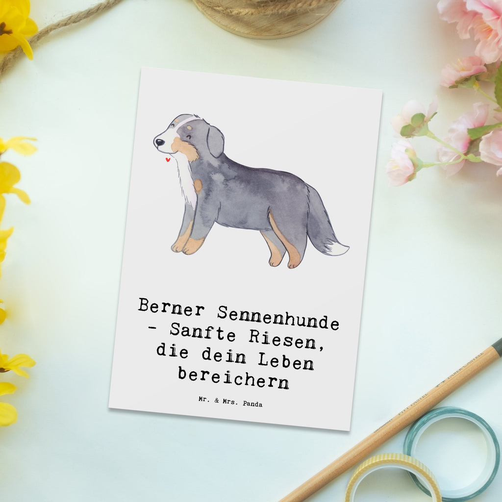 Postkarte Berner Sennenhund Freude Postkarte, Karte, Geschenkkarte, Grußkarte, Einladung, Ansichtskarte, Geburtstagskarte, Einladungskarte, Dankeskarte, Ansichtskarten, Einladung Geburtstag, Einladungskarten Geburtstag, Hund, Hunderasse, Rassehund, Hundebesitzer, Geschenk, Tierfreund, Schenken, Welpe