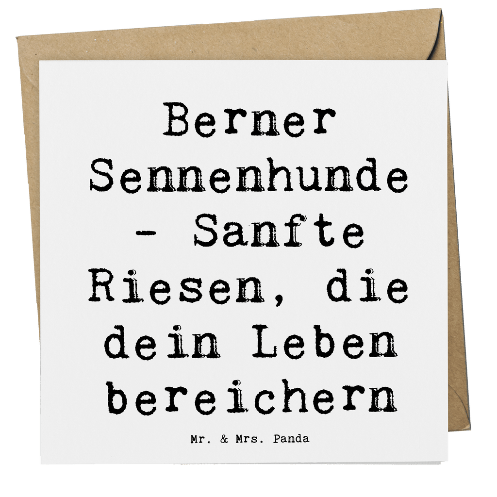 Deluxe Karte Spruch Berner Sennenhund Freude Karte, Grußkarte, Klappkarte, Einladungskarte, Glückwunschkarte, Hochzeitskarte, Geburtstagskarte, Hochwertige Grußkarte, Hochwertige Klappkarte, Hund, Hunderasse, Rassehund, Hundebesitzer, Geschenk, Tierfreund, Schenken, Welpe