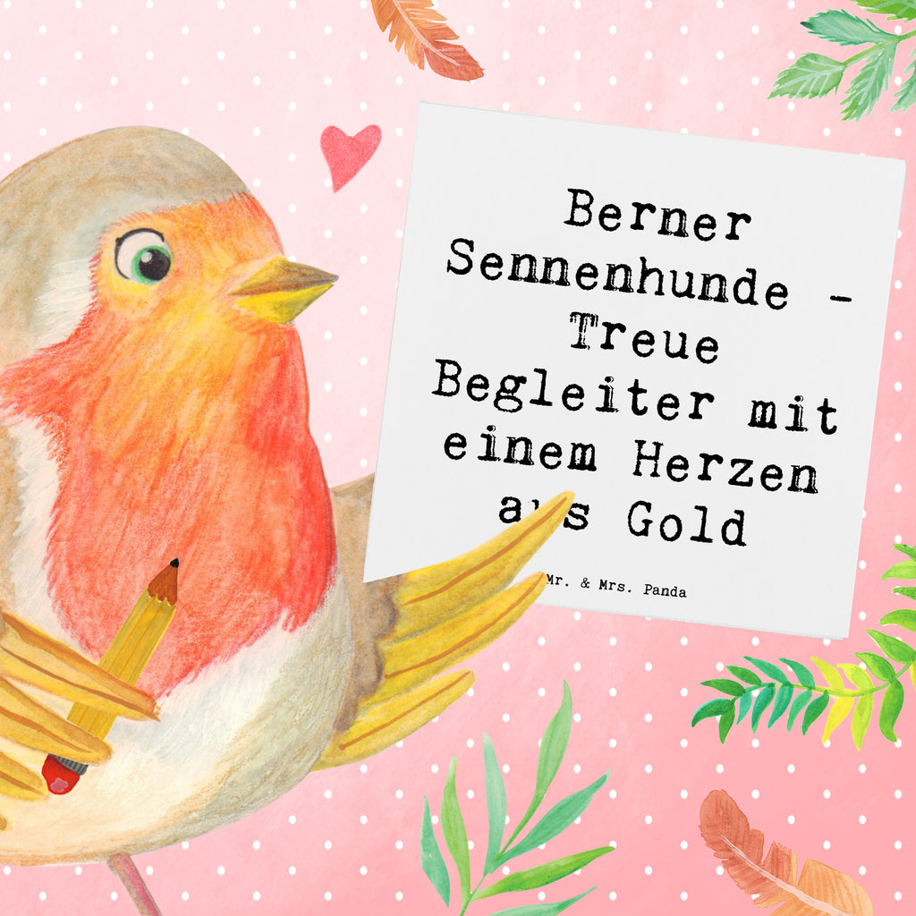 Deluxe Karte Spruch Berner Sennenhund Herz Karte, Grußkarte, Klappkarte, Einladungskarte, Glückwunschkarte, Hochzeitskarte, Geburtstagskarte, Hochwertige Grußkarte, Hochwertige Klappkarte, Hund, Hunderasse, Rassehund, Hundebesitzer, Geschenk, Tierfreund, Schenken, Welpe