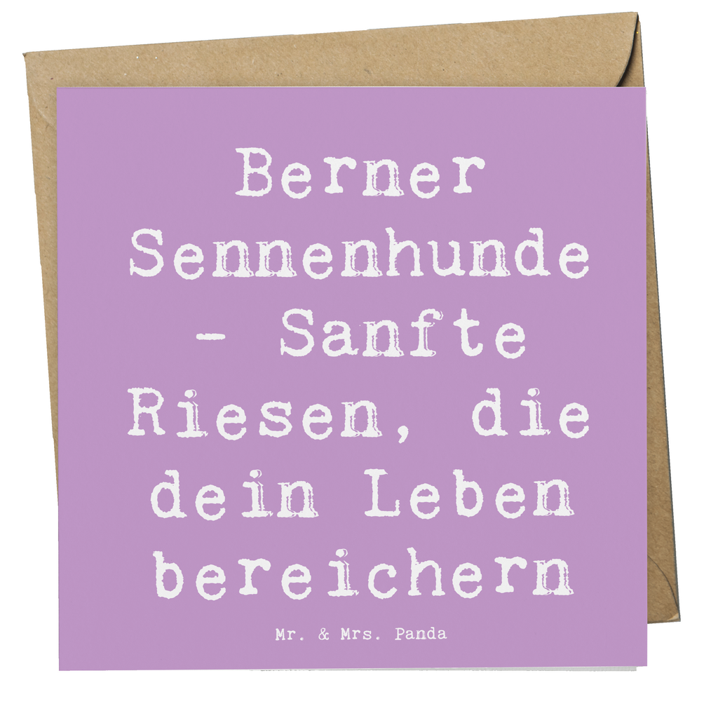 Deluxe Karte Spruch Berner Sennenhund Freude Karte, Grußkarte, Klappkarte, Einladungskarte, Glückwunschkarte, Hochzeitskarte, Geburtstagskarte, Hochwertige Grußkarte, Hochwertige Klappkarte, Hund, Hunderasse, Rassehund, Hundebesitzer, Geschenk, Tierfreund, Schenken, Welpe