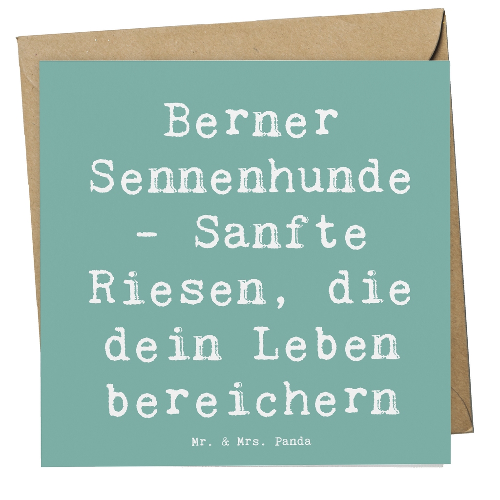 Deluxe Karte Spruch Berner Sennenhund Freude Karte, Grußkarte, Klappkarte, Einladungskarte, Glückwunschkarte, Hochzeitskarte, Geburtstagskarte, Hochwertige Grußkarte, Hochwertige Klappkarte, Hund, Hunderasse, Rassehund, Hundebesitzer, Geschenk, Tierfreund, Schenken, Welpe