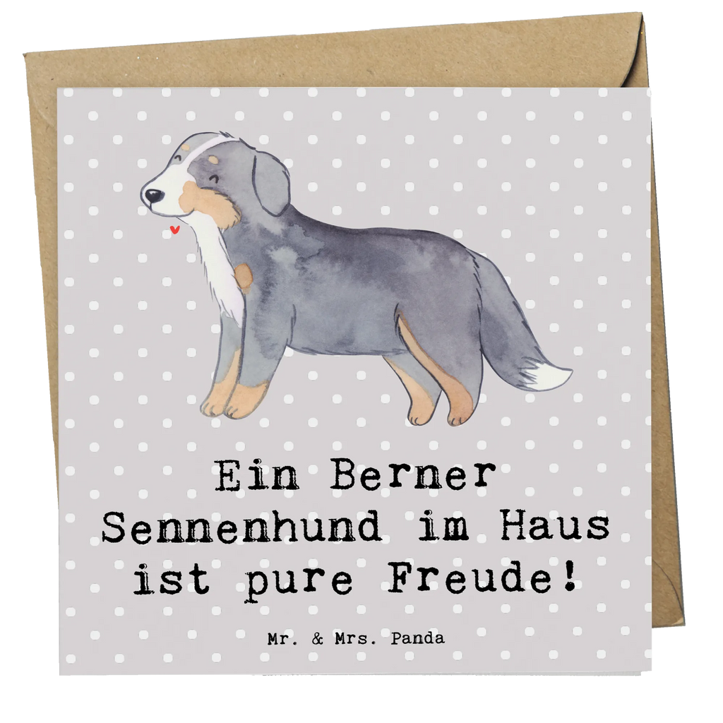 Deluxe Karte Berner Sennenhund Freude Karte, Grußkarte, Klappkarte, Einladungskarte, Glückwunschkarte, Hochzeitskarte, Geburtstagskarte, Hochwertige Grußkarte, Hochwertige Klappkarte, Hund, Hunderasse, Rassehund, Hundebesitzer, Geschenk, Tierfreund, Schenken, Welpe