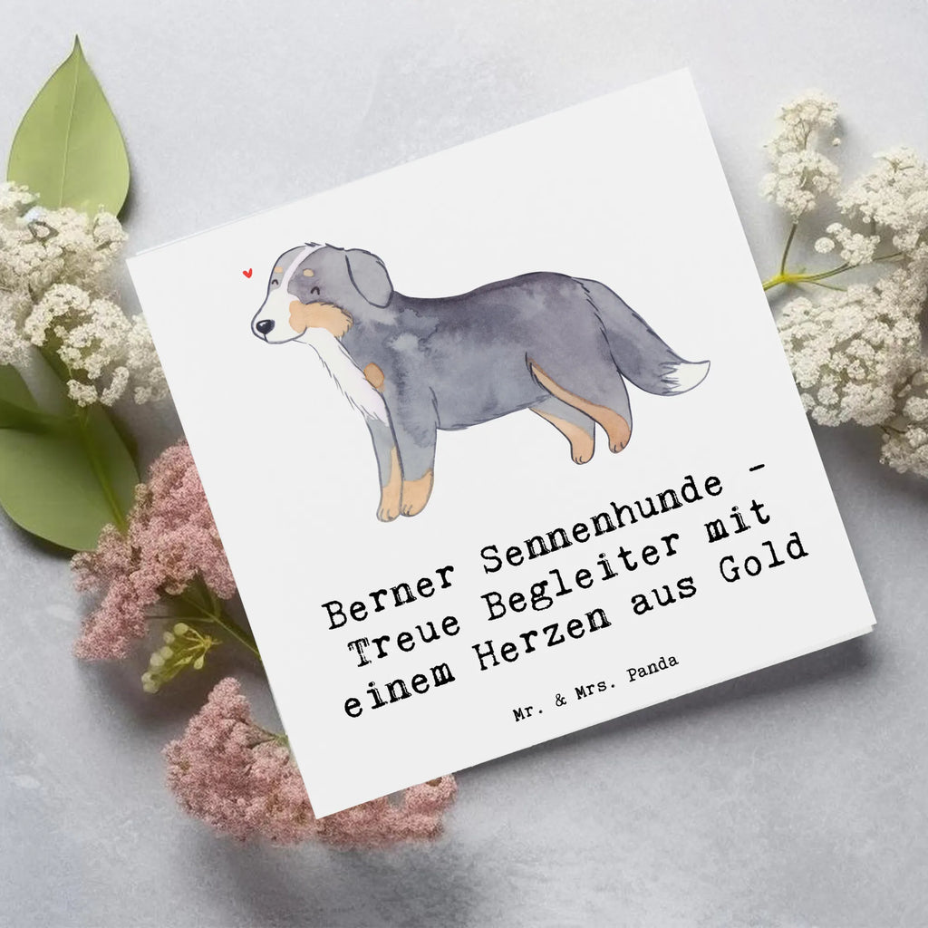 Deluxe Karte Berner Sennenhund Herz Karte, Grußkarte, Klappkarte, Einladungskarte, Glückwunschkarte, Hochzeitskarte, Geburtstagskarte, Hochwertige Grußkarte, Hochwertige Klappkarte, Hund, Hunderasse, Rassehund, Hundebesitzer, Geschenk, Tierfreund, Schenken, Welpe