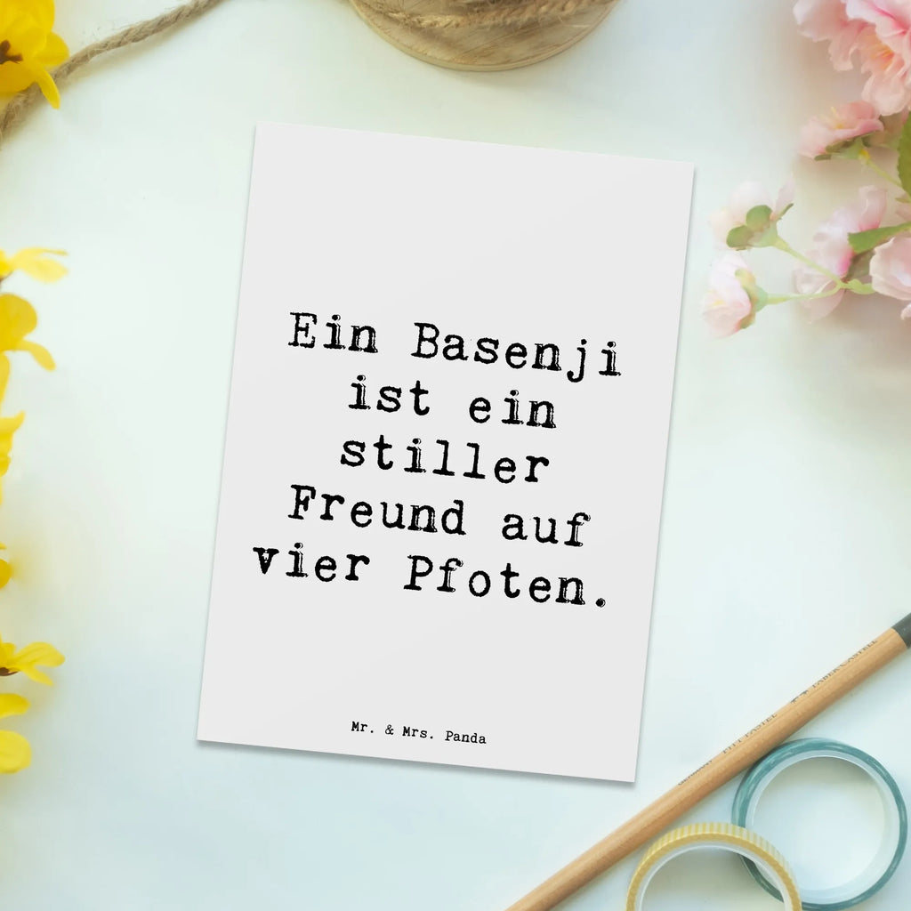 Postkarte Spruch Basenji Freund Postkarte, Karte, Geschenkkarte, Grußkarte, Einladung, Ansichtskarte, Geburtstagskarte, Einladungskarte, Dankeskarte, Ansichtskarten, Einladung Geburtstag, Einladungskarten Geburtstag, Hund, Hunderasse, Rassehund, Hundebesitzer, Geschenk, Tierfreund, Schenken, Welpe