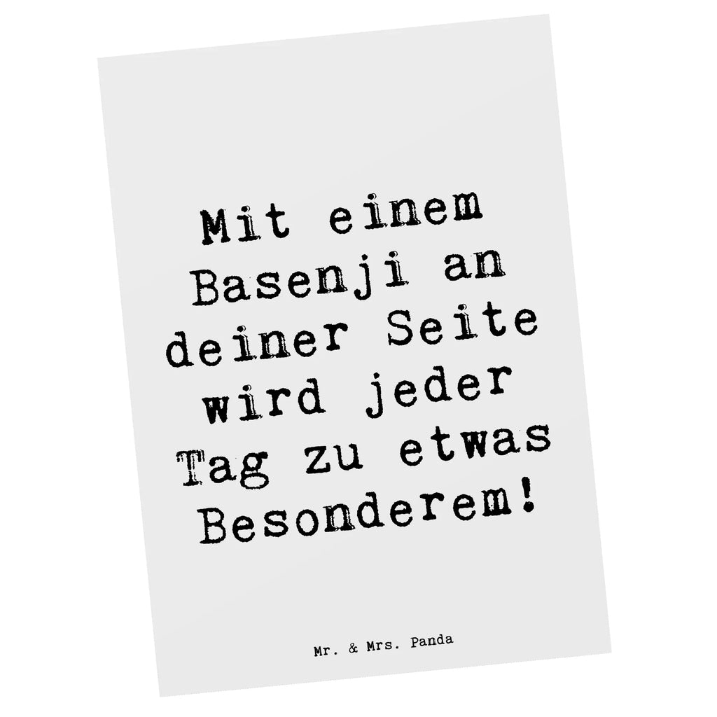 Postkarte Spruch Basenji Freude Postkarte, Karte, Geschenkkarte, Grußkarte, Einladung, Ansichtskarte, Geburtstagskarte, Einladungskarte, Dankeskarte, Ansichtskarten, Einladung Geburtstag, Einladungskarten Geburtstag, Hund, Hunderasse, Rassehund, Hundebesitzer, Geschenk, Tierfreund, Schenken, Welpe