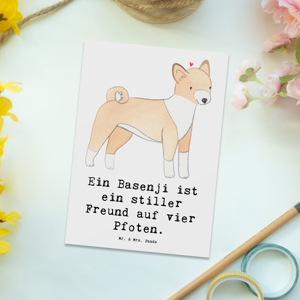 Postkarte Basenji Freund Postkarte, Karte, Geschenkkarte, Grußkarte, Einladung, Ansichtskarte, Geburtstagskarte, Einladungskarte, Dankeskarte, Ansichtskarten, Einladung Geburtstag, Einladungskarten Geburtstag, Hund, Hunderasse, Rassehund, Hundebesitzer, Geschenk, Tierfreund, Schenken, Welpe