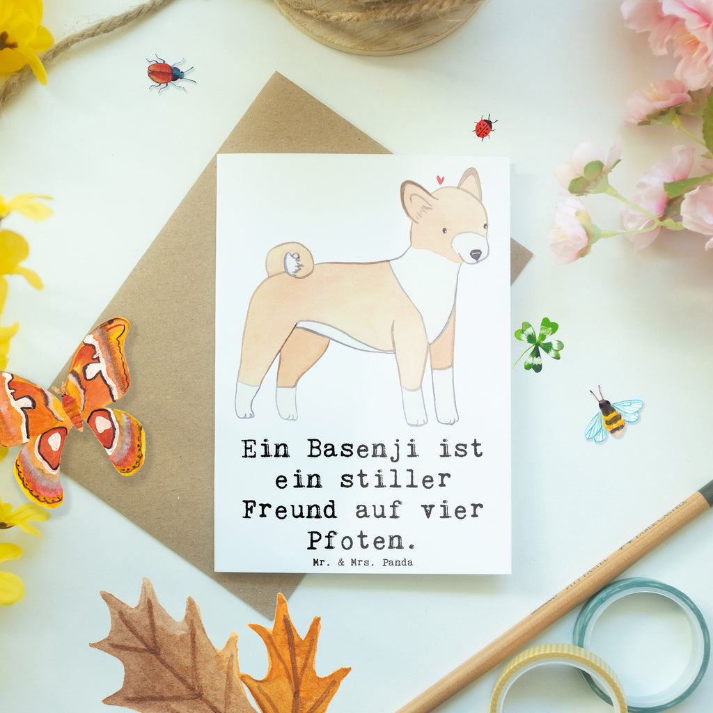 Grußkarte Basenji Freund Grußkarte, Klappkarte, Einladungskarte, Glückwunschkarte, Hochzeitskarte, Geburtstagskarte, Karte, Ansichtskarten, Hund, Hunderasse, Rassehund, Hundebesitzer, Geschenk, Tierfreund, Schenken, Welpe