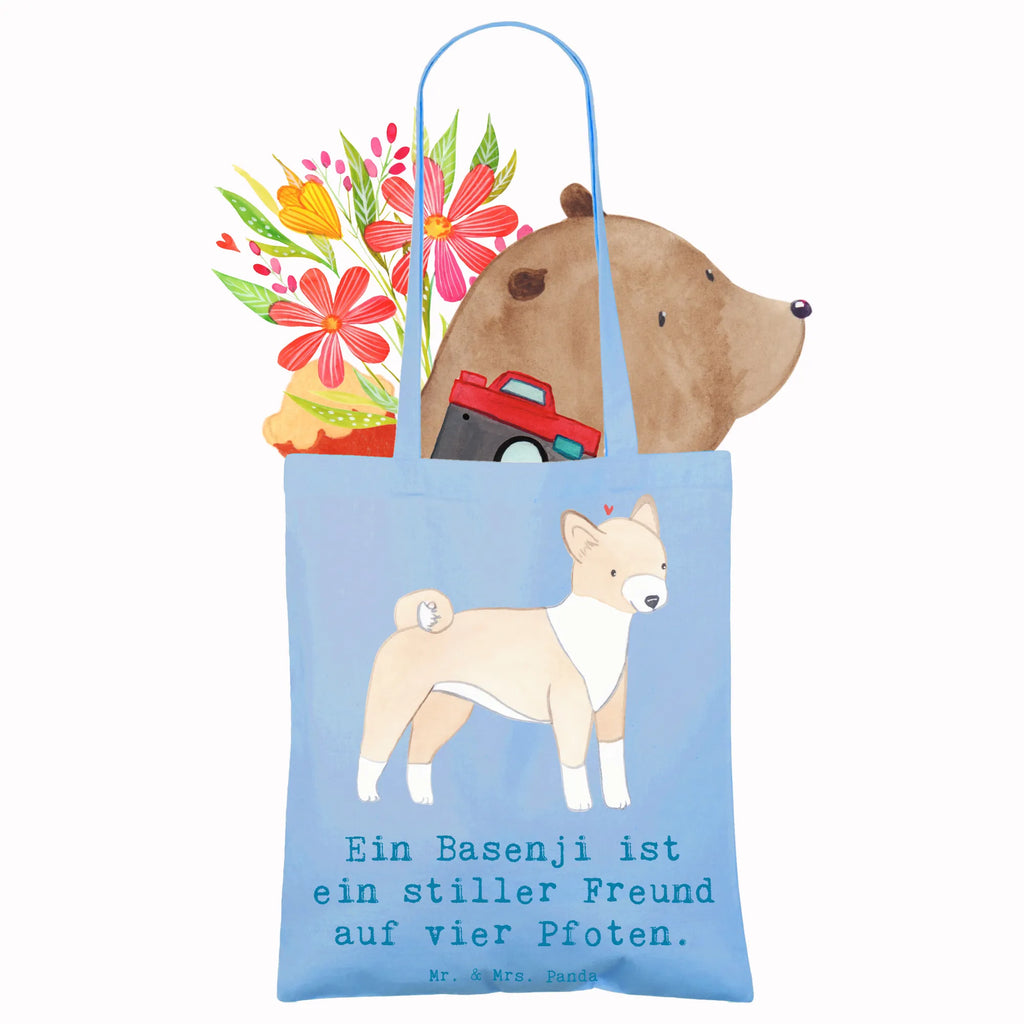 Tragetasche Basenji Freund Beuteltasche, Beutel, Einkaufstasche, Jutebeutel, Stoffbeutel, Tasche, Shopper, Umhängetasche, Strandtasche, Schultertasche, Stofftasche, Tragetasche, Badetasche, Jutetasche, Einkaufstüte, Laptoptasche, Hund, Hunderasse, Rassehund, Hundebesitzer, Geschenk, Tierfreund, Schenken, Welpe