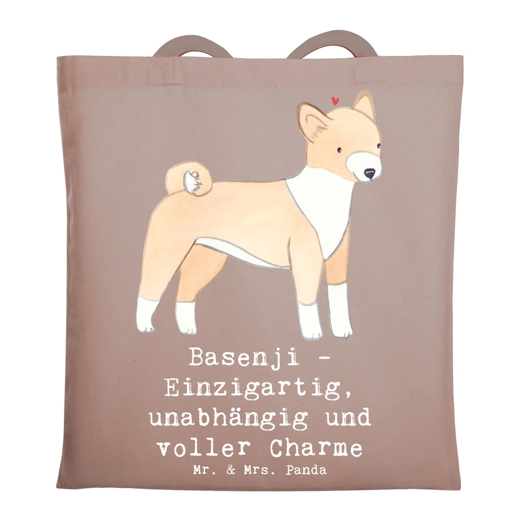 Tragetasche Basenji Charme Beuteltasche, Beutel, Einkaufstasche, Jutebeutel, Stoffbeutel, Tasche, Shopper, Umhängetasche, Strandtasche, Schultertasche, Stofftasche, Tragetasche, Badetasche, Jutetasche, Einkaufstüte, Laptoptasche, Hund, Hunderasse, Rassehund, Hundebesitzer, Geschenk, Tierfreund, Schenken, Welpe