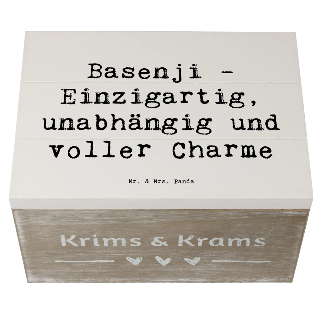 Holzkiste Spruch Basenji Charme Holzkiste, Kiste, Schatzkiste, Truhe, Schatulle, XXL, Erinnerungsbox, Erinnerungskiste, Dekokiste, Aufbewahrungsbox, Geschenkbox, Geschenkdose, Hund, Hunderasse, Rassehund, Hundebesitzer, Geschenk, Tierfreund, Schenken, Welpe