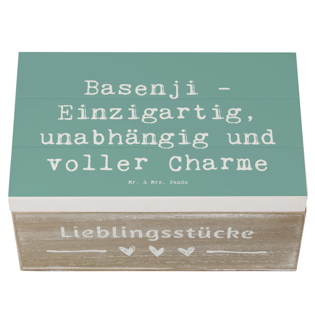 Holzkiste Spruch Basenji Charme Holzkiste, Kiste, Schatzkiste, Truhe, Schatulle, XXL, Erinnerungsbox, Erinnerungskiste, Dekokiste, Aufbewahrungsbox, Geschenkbox, Geschenkdose, Hund, Hunderasse, Rassehund, Hundebesitzer, Geschenk, Tierfreund, Schenken, Welpe