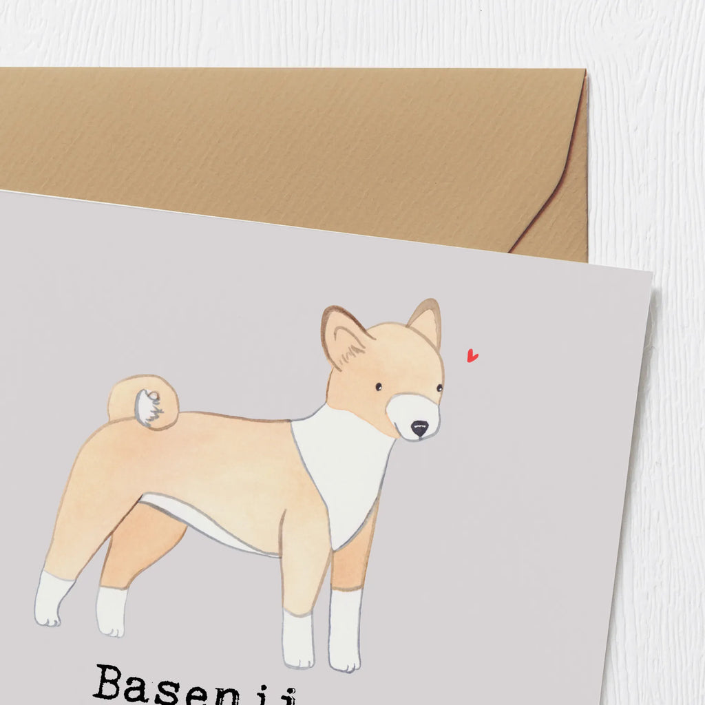 Deluxe Karte Basenji Charme Karte, Grußkarte, Klappkarte, Einladungskarte, Glückwunschkarte, Hochzeitskarte, Geburtstagskarte, Hochwertige Grußkarte, Hochwertige Klappkarte, Hund, Hunderasse, Rassehund, Hundebesitzer, Geschenk, Tierfreund, Schenken, Welpe