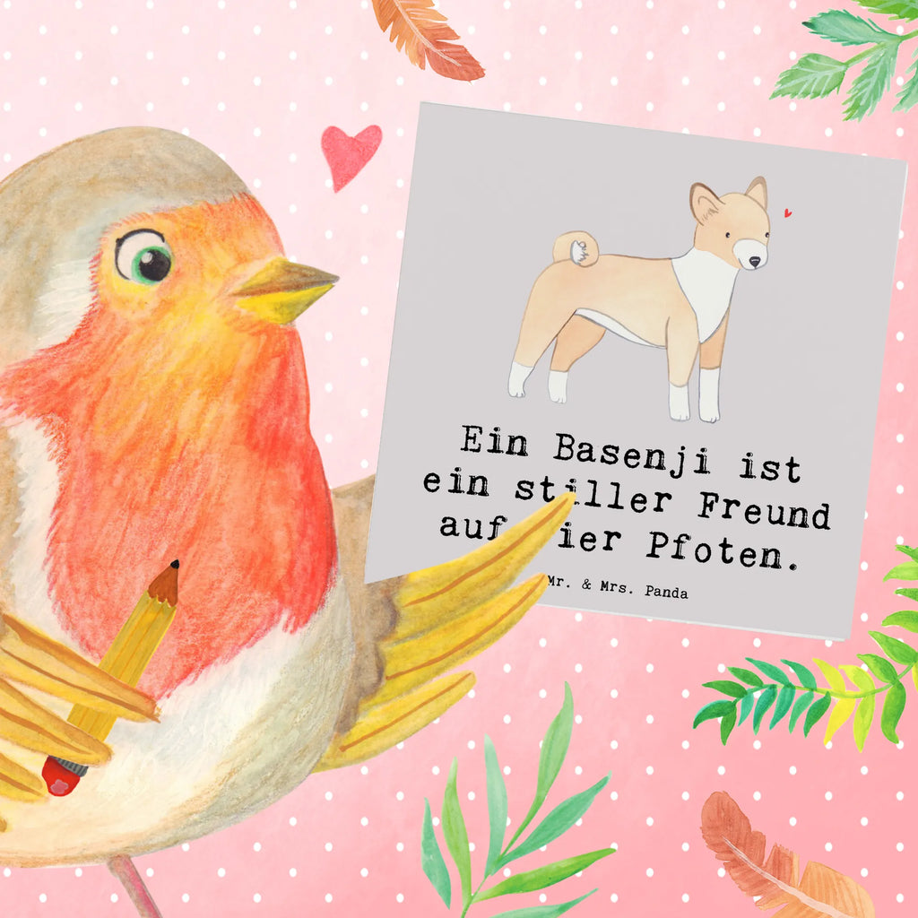 Deluxe Karte Basenji Freund Karte, Grußkarte, Klappkarte, Einladungskarte, Glückwunschkarte, Hochzeitskarte, Geburtstagskarte, Hochwertige Grußkarte, Hochwertige Klappkarte, Hund, Hunderasse, Rassehund, Hundebesitzer, Geschenk, Tierfreund, Schenken, Welpe