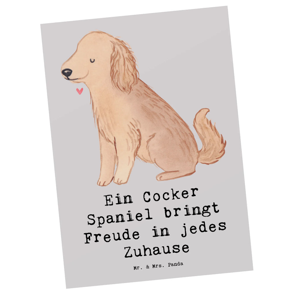 Postkarte Cocker Spaniel Freude Postkarte, Karte, Geschenkkarte, Grußkarte, Einladung, Ansichtskarte, Geburtstagskarte, Einladungskarte, Dankeskarte, Ansichtskarten, Einladung Geburtstag, Einladungskarten Geburtstag, Hund, Hunderasse, Rassehund, Hundebesitzer, Geschenk, Tierfreund, Schenken, Welpe