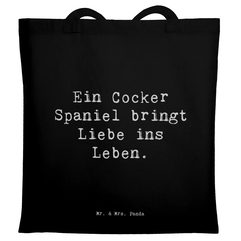 Tragetasche Spruch Liebe Cocker Spaniel Beuteltasche, Beutel, Einkaufstasche, Jutebeutel, Stoffbeutel, Tasche, Shopper, Umhängetasche, Strandtasche, Schultertasche, Stofftasche, Tragetasche, Badetasche, Jutetasche, Einkaufstüte, Laptoptasche, Hund, Hunderasse, Rassehund, Hundebesitzer, Geschenk, Tierfreund, Schenken, Welpe