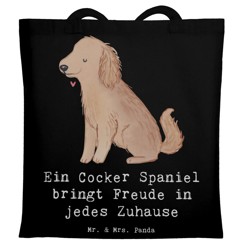 Tragetasche Cocker Spaniel Freude Beuteltasche, Beutel, Einkaufstasche, Jutebeutel, Stoffbeutel, Tasche, Shopper, Umhängetasche, Strandtasche, Schultertasche, Stofftasche, Tragetasche, Badetasche, Jutetasche, Einkaufstüte, Laptoptasche, Hund, Hunderasse, Rassehund, Hundebesitzer, Geschenk, Tierfreund, Schenken, Welpe